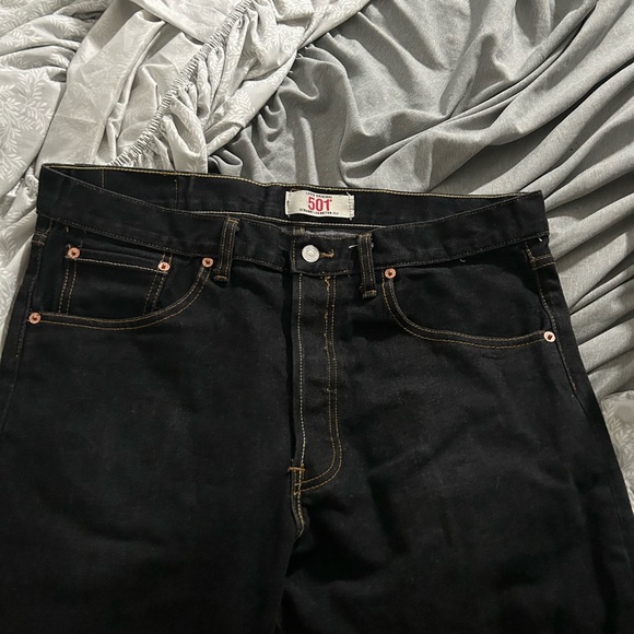 Levi's Gray Denim Jeans with Tan Label - Picture 3 of 15